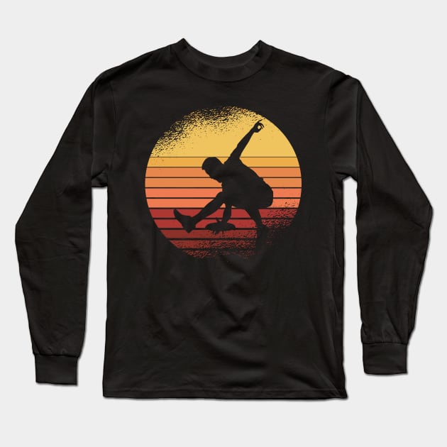 Freestyle Frisbee Long Sleeve T-Shirt by sBag-Designs